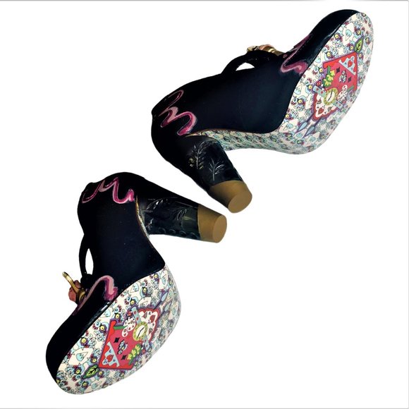 IRREGULAR CHOICE Ice Cream Sundae "Smooch" Fabulously Unique Footwear New w Box - Picture 6 of 10